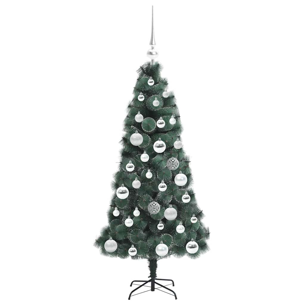 Artificial Pre-lit Christmas Tree with Ball Set Green 120 cm