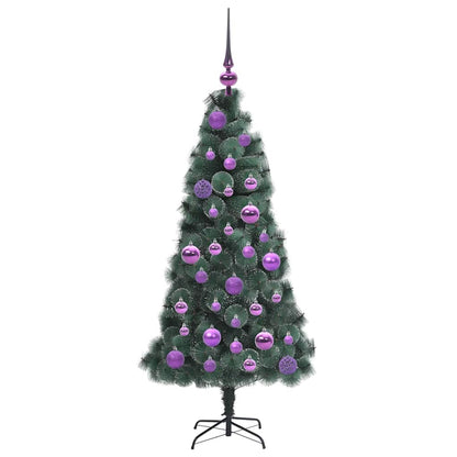 Artificial Pre-lit Christmas Tree with Ball Set Green 120 cm