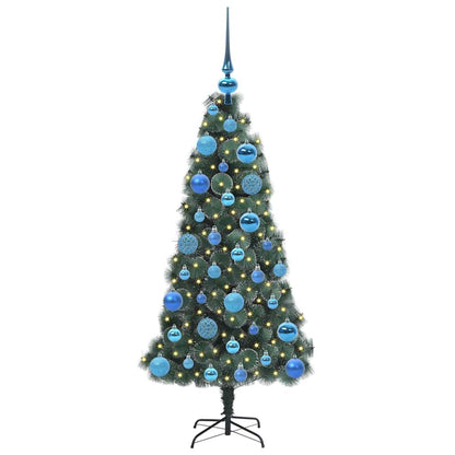 Artificial Pre-lit Christmas Tree with Ball Set Green 120 cm