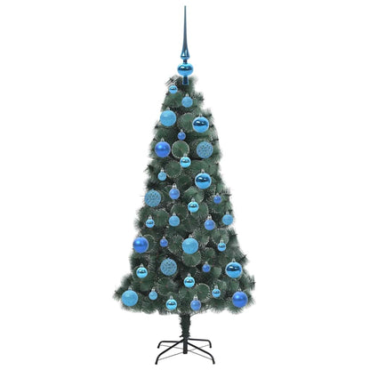 Artificial Pre-lit Christmas Tree with Ball Set Green 120 cm