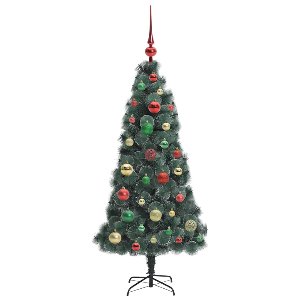 Artificial Pre-lit Christmas Tree with Ball Set Green 120 cm