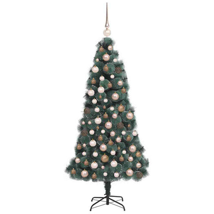 Artificial Pre-lit Christmas Tree with Ball Set Green 150 cm