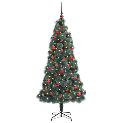 Artificial Pre-lit Christmas Tree with Ball Set Green 150 cm