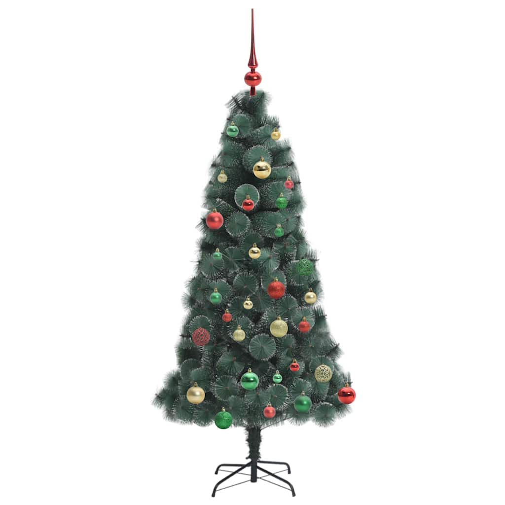 Artificial Pre-lit Christmas Tree with Ball Set Green 150 cm