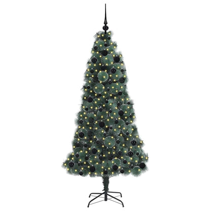 Artificial Pre-lit Christmas Tree with Ball Set Green 180 cm