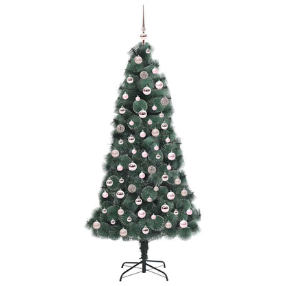 Artificial Pre-lit Christmas Tree with Ball Set Green 180 cm