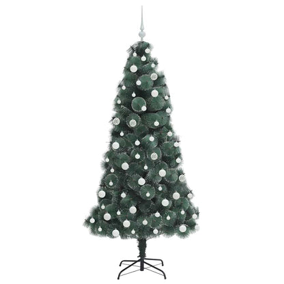 Artificial Pre-lit Christmas Tree with Ball Set Green 180 cm