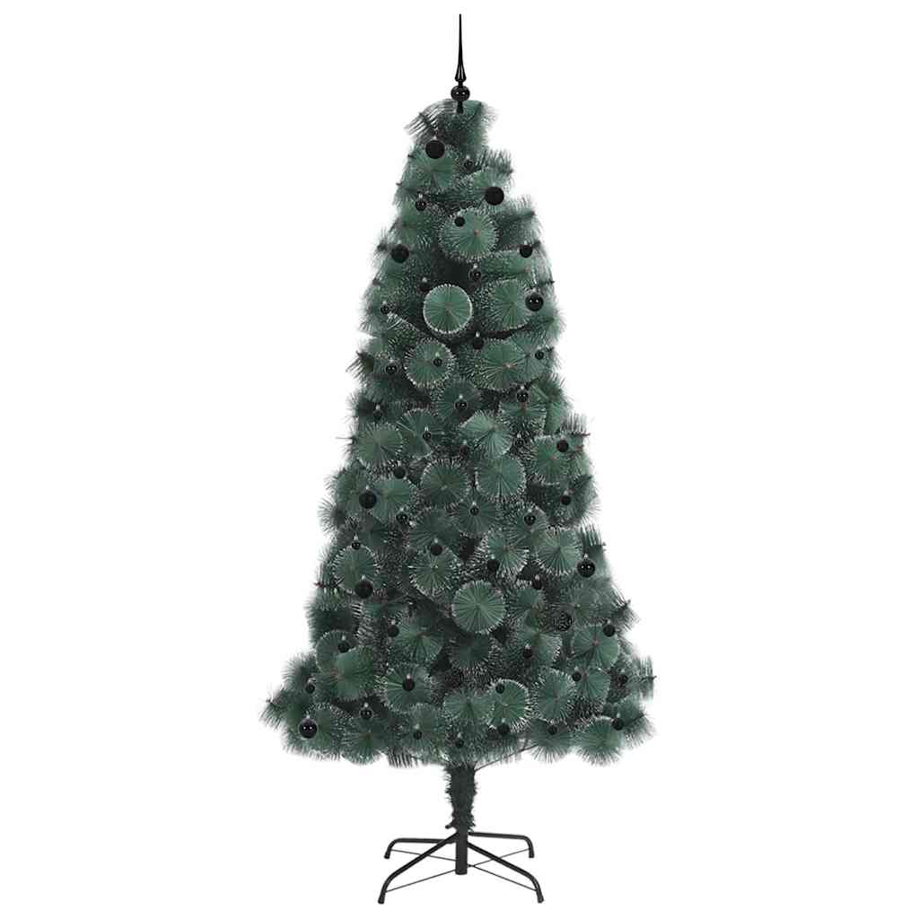 Artificial Pre-lit Christmas Tree with Ball Set Green 240 cm