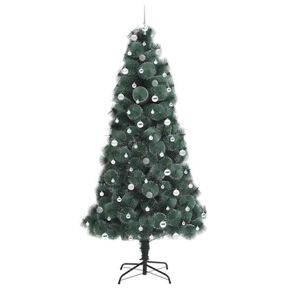 Artificial Pre-lit Christmas Tree with Ball Set Green 240 cm