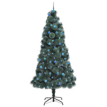 Artificial Pre-lit Christmas Tree with Ball Set Green 240 cm