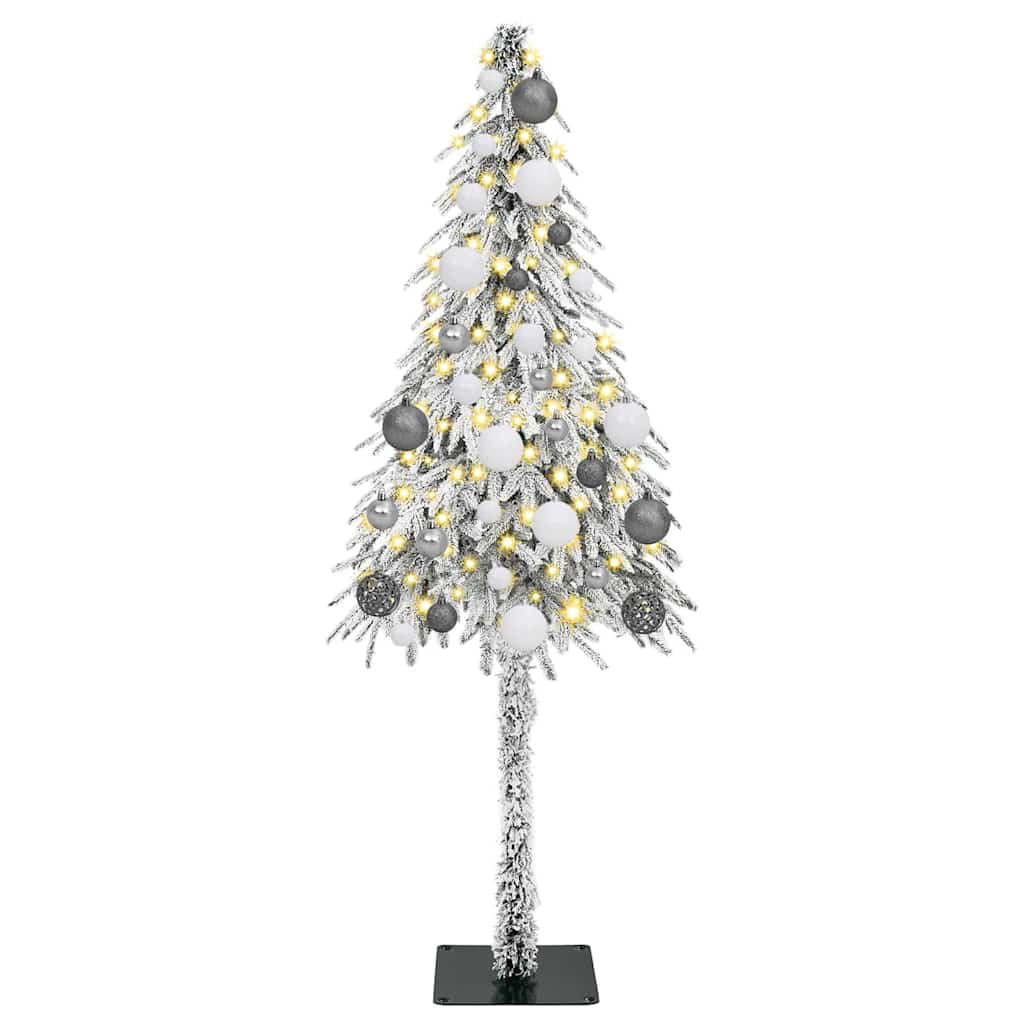 Christmas Tree with 150 LEDs White 120 cm PE and Steel