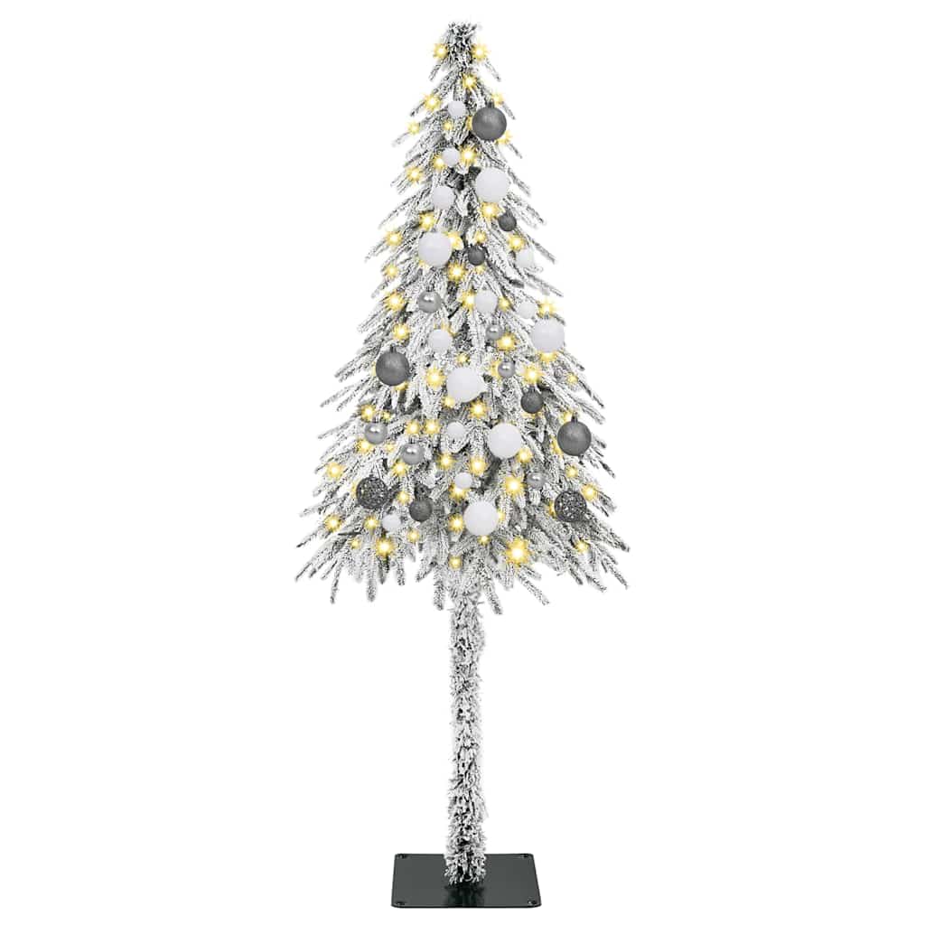 Christmas Tree with 150 LEDs White 150 cm PE and Steel