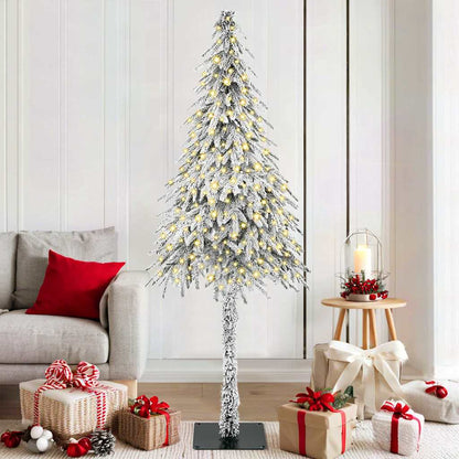 Christmas Tree with 300 LEDs White 180 cm PE and Steel
