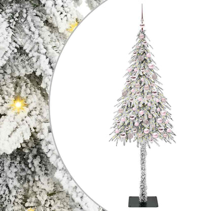 Christmas Tree with 300 LEDs White 180 cm PE and Steel
