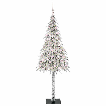 Christmas Tree with 300 LEDs White 180 cm PE and Steel