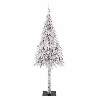 Christmas Tree with 300 LEDs White 180 cm PE and Steel