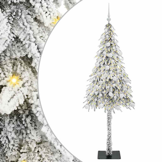 Christmas Tree with 300 LEDs White 180 cm PE and Steel