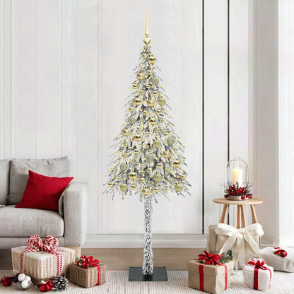 Christmas Tree White 180 cm PE and Steel