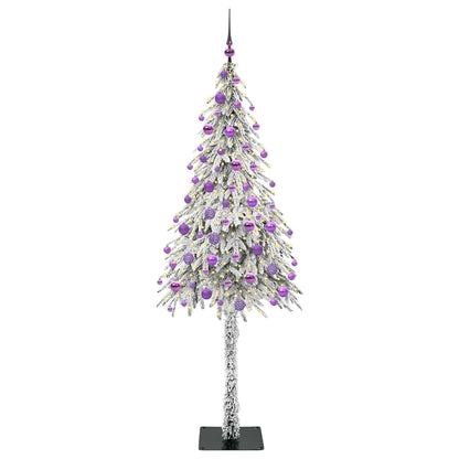 Christmas Tree with 300 LEDs White 180 cm PE and Steel