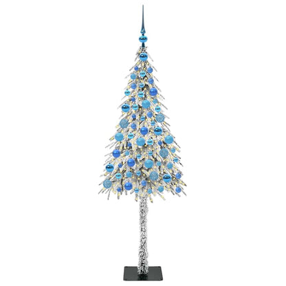 Christmas Tree with 300 LEDs White 180 cm PE and Steel