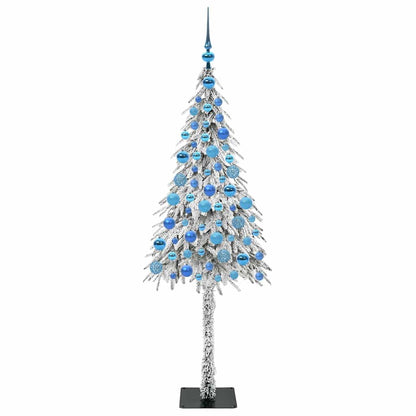 Christmas Tree with 300 LEDs White 180 cm PE and Steel