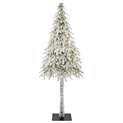 Christmas Tree with 300 LEDs White 210 cm PE and Steel