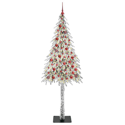 Christmas Tree White 210 cm PE and Steel