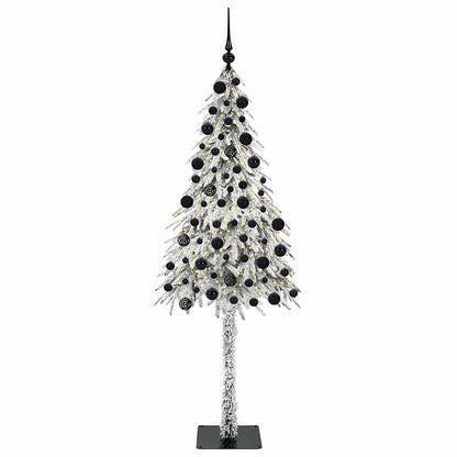 Christmas Tree with 300 LEDs White 210 cm PE and Steel