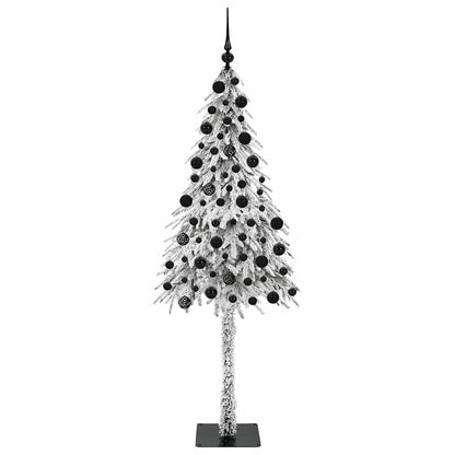 Christmas Tree with 300 LEDs White 210 cm PE and Steel