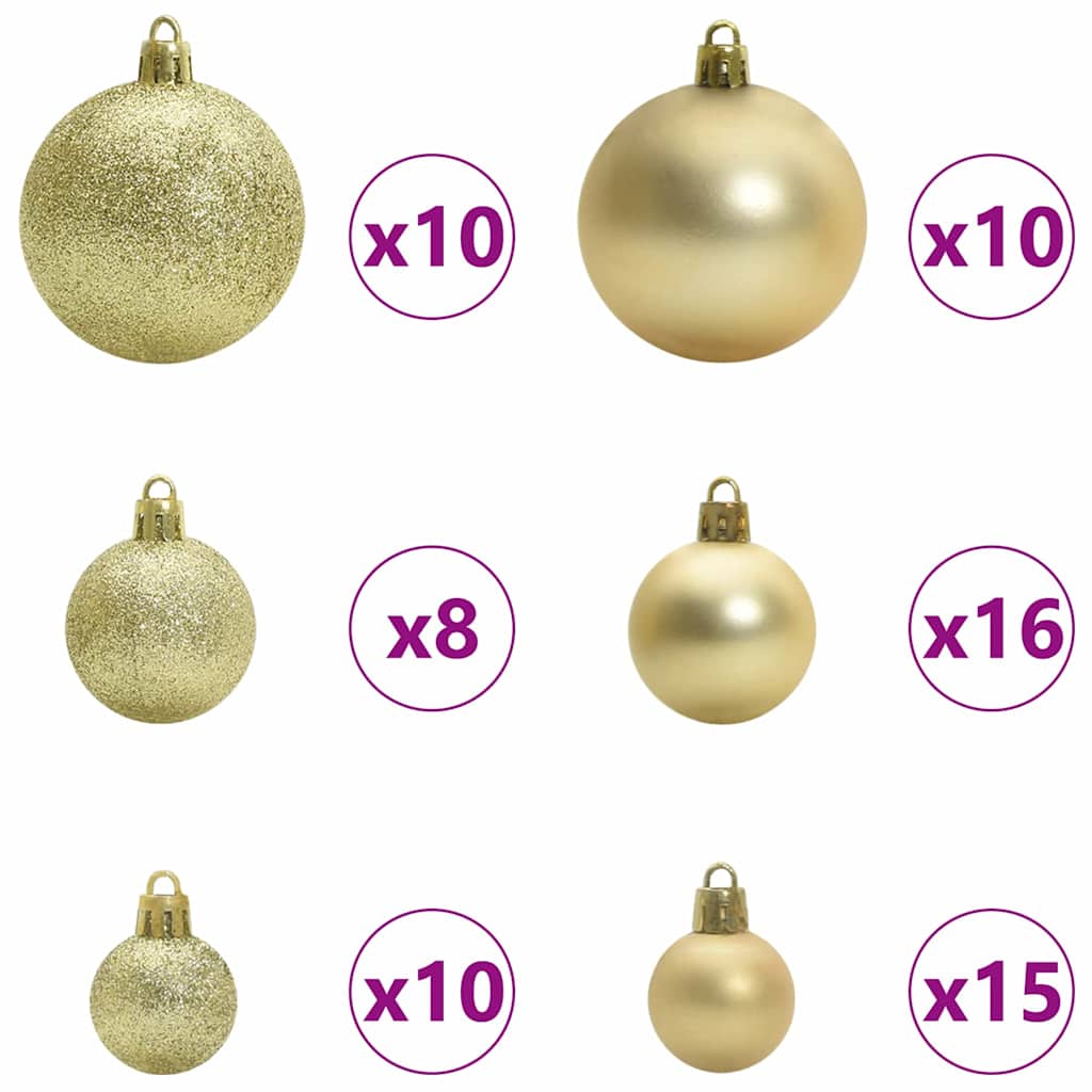 Christmas Tree White 210 cm PE and Steel