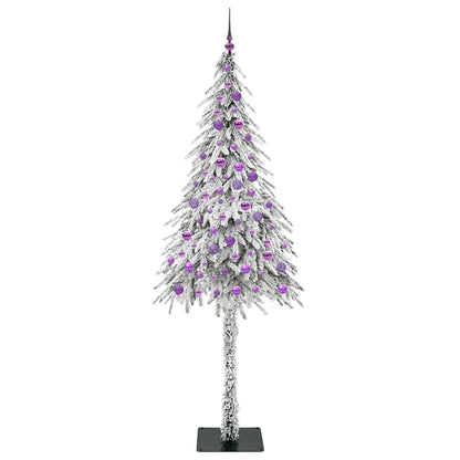 Christmas Tree with 300 LEDs White 210 cm PE and Steel