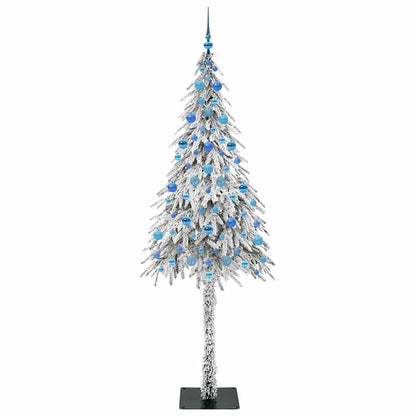 Christmas Tree with 300 LEDs White 210 cm PE and Steel