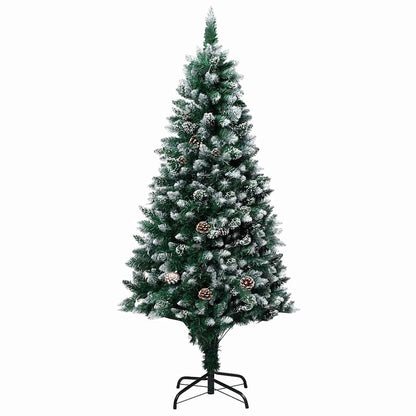 Artificial Christmas Tree with 150 LEDs with Stand Green 150 cm