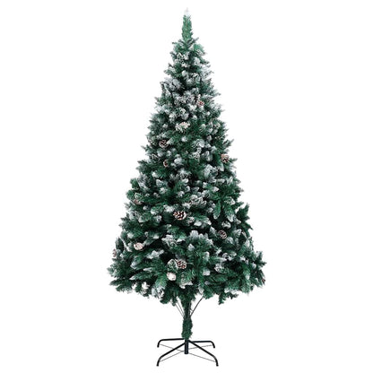 Artificial Christmas Tree with 300 LEDs with Stand Green 240 cm