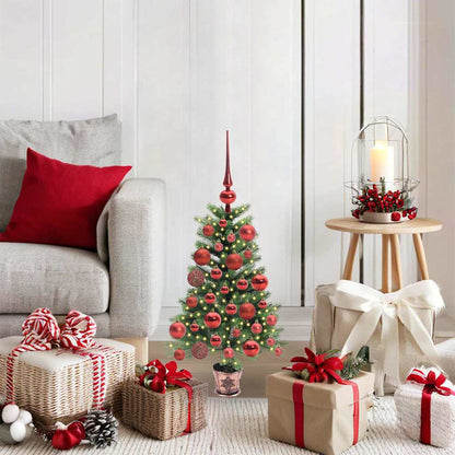 Christmas Tree with 150 LEDs with Stand Green 65 cm PE