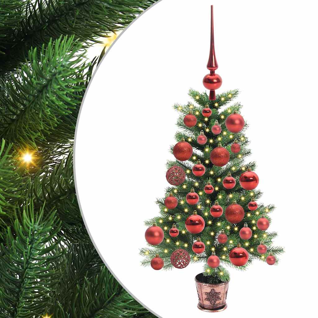 Christmas Tree with 150 LEDs with Stand Green 65 cm PE