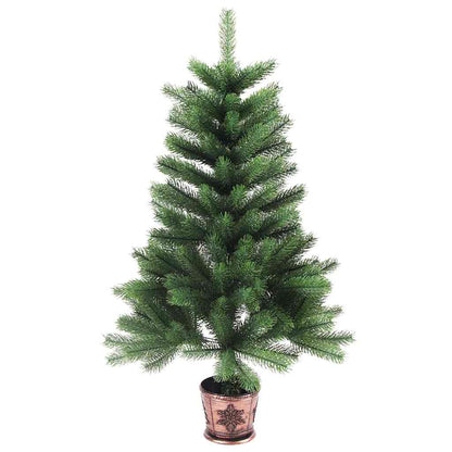 Christmas Tree with 150 LEDs with Stand Green 90 cm PE
