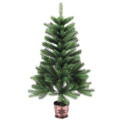 Christmas Tree with 150 LEDs with Stand Green 90 cm PE