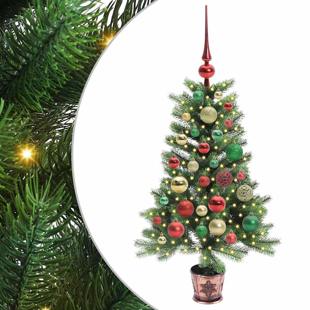 Christmas Tree with 150 LEDs with Stand Green 90 cm PE