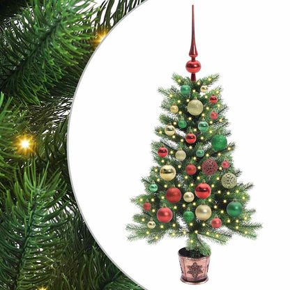 Christmas Tree with 150 LEDs with Stand Green 90 cm PE