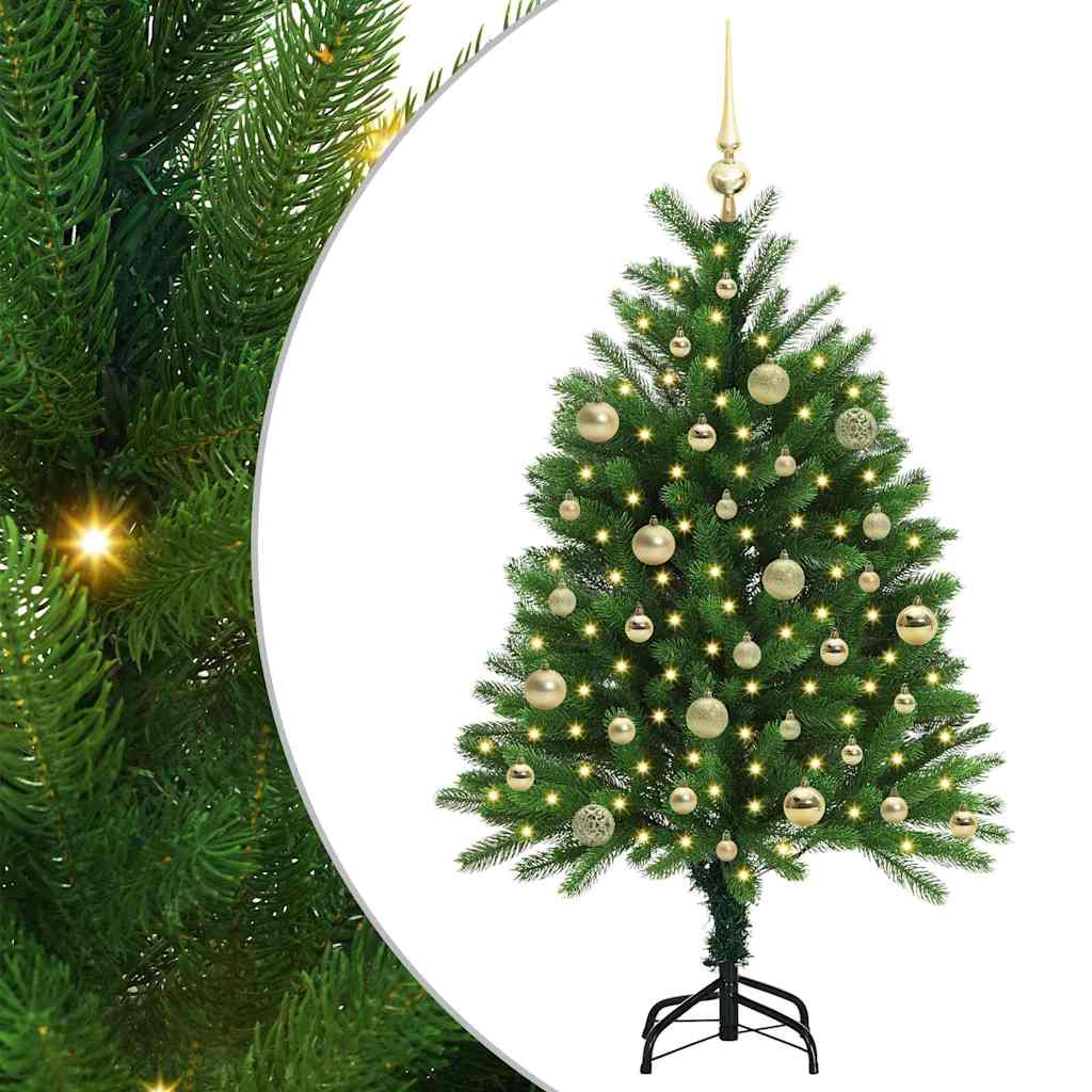 Christmas Tree with 150 LEDs with Stand Green 120 cm PE