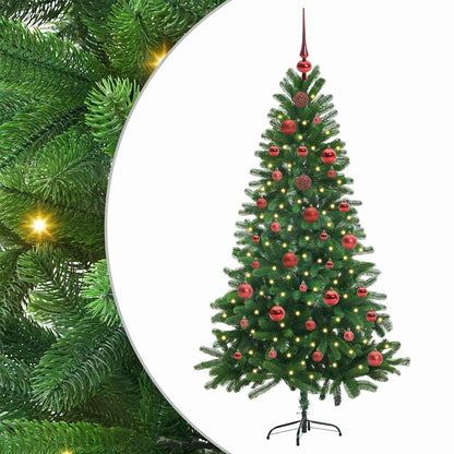 Christmas Tree with 150 LEDs with Stand Green 150 cm PE