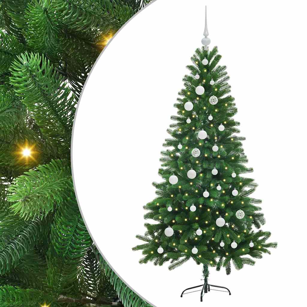Christmas Tree with 150 LEDs with Stand Green 150 cm PE