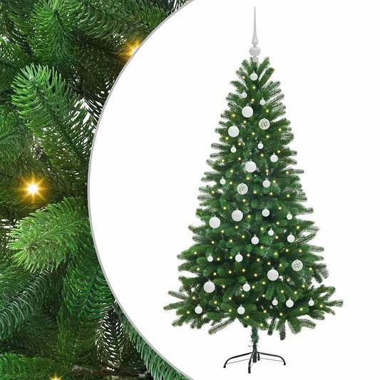 Christmas Tree with 150 LEDs with Stand Green 150 cm PE