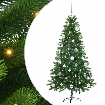 Christmas Tree with 150 LEDs with Stand Green 150 cm PE