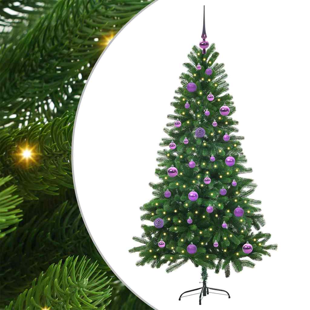 Christmas Tree with 150 LEDs with Stand Green 150 cm PE