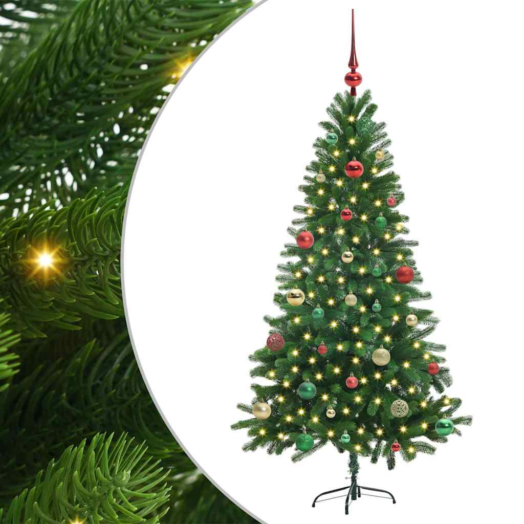 Christmas Tree with 150 LEDs with Stand Green 150 cm PE