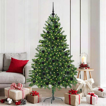 Christmas Tree with 300 LEDs with Stand Green 180 cm PE