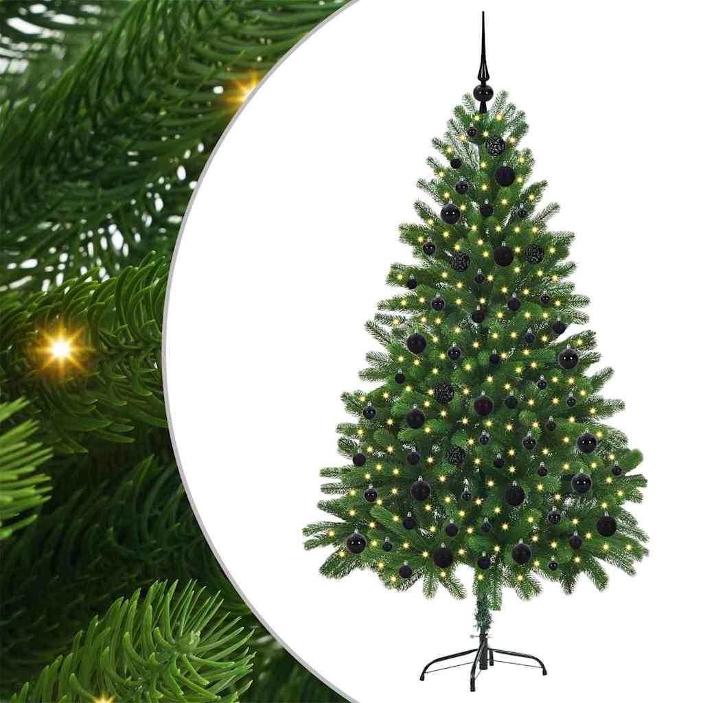 Christmas Tree with 300 LEDs with Stand Green 180 cm PE