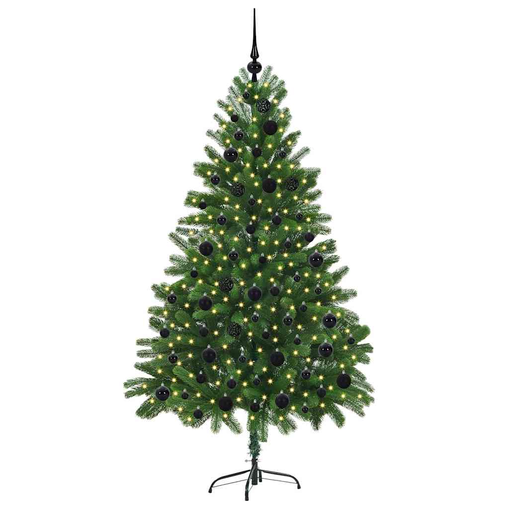 Christmas Tree with 300 LEDs with Stand Green 180 cm PE
